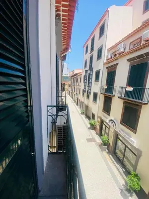 a view from the balcony of a building at Casa da Ribeira in Funchal