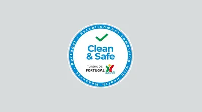 a label for a clean and safe product at OurMadeira - Quinta Inácia in Calheta