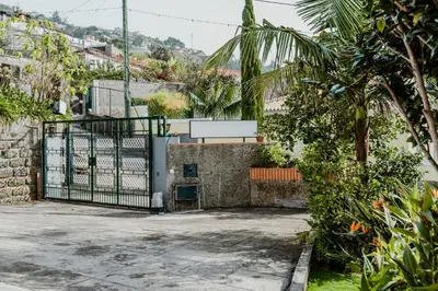 an entrance to a building with a gate at City View Gardens I in Funchal