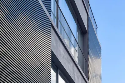 a tall building with a lot of windows on it at Solar do Ribeiro in Funchal