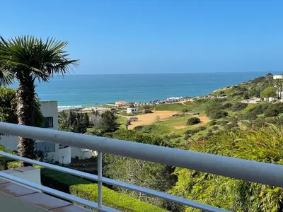 a view of the ocean from the balcony of a house at Lagos 61 in Lagos
