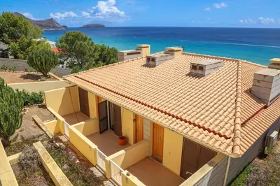 a house with a view of the ocean at Pedra do Jota in Porto Santo