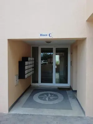 an entrance to a building with a glass door at Freda House in Funchal