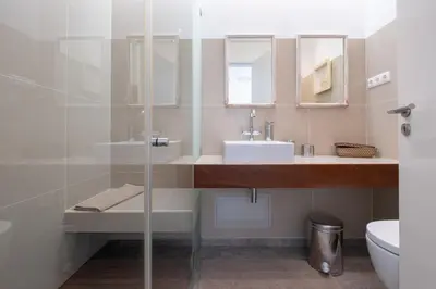 a bathroom with a sink and a toilet at Bela Vista da Luz 17 by Destination Algarve in Luz