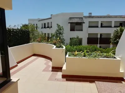 a view from the balcony of a building at Alfazema in Lagos