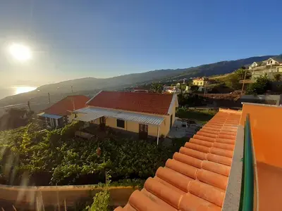 a view of a house from a roof at Casa Guadalupana in Arco da Calheta