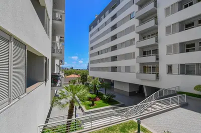 an image of an apartment building with a balcony at Apartamento Costa Do Sol in Funchal
