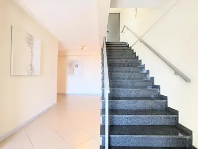 a staircase in a room with a stair case at Villa Moniz by LovelyStay in Funchal