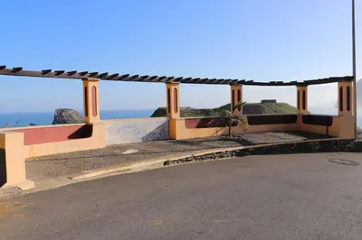 a building with a view of the ocean at Domus Dino in Porto da Cruz