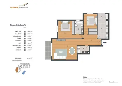 a floor plan of a house with furniture at Getaway to Blue Paradise at Madeira Island in Funchal