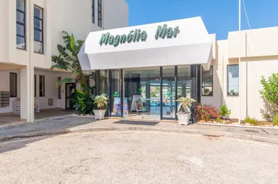 a magnolia mall with a sign on the front of it at Casa da Praia - Lagos in Lagos