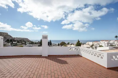 a view from the balcony of a house at Refúgio Na Praia Da Luz in Luz