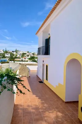 a view from the balcony of a house at Casadaluz 18 in Luz