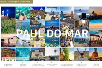 a collage of photos of the island of palu do mar at O pomar - A quiet SUNNY place with amazing SEA views in Paul do Mar
