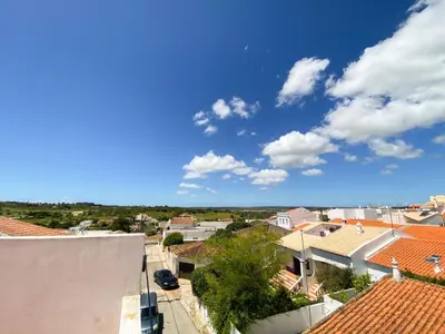 a view of a city from a roof at Retreat with Terrace and View in Espiche #1887 in Espiche