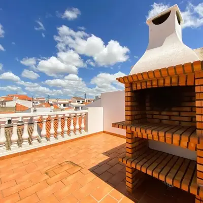 Retreat with Terrace and View in Espiche #1887
