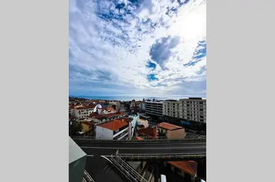 a view of a city under a cloudy sky at Santa Luzia's Pearl VI - Two Bed Apartment in Funchal