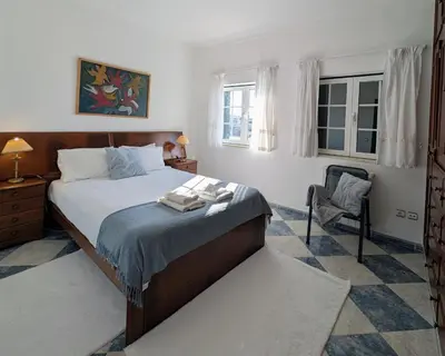 a view from the balcony of a house at Casa Machado in Sagres