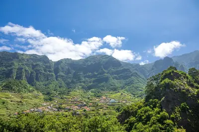a view of a valley in a mountain range at Vila do Largo by Homie in São Vicente