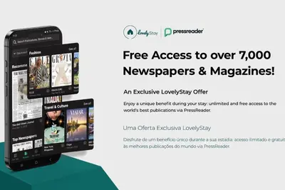 a screenshot of the newspacers magazines website at Casa Conceição by LovelyStay in Funchal
