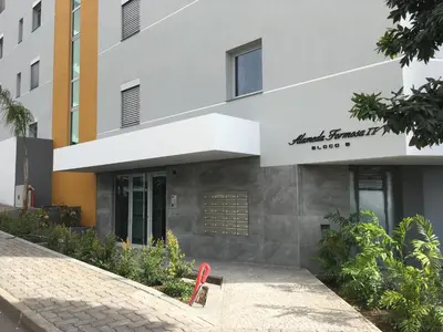 a view of the front of a building at Pool view apartment in Funchal