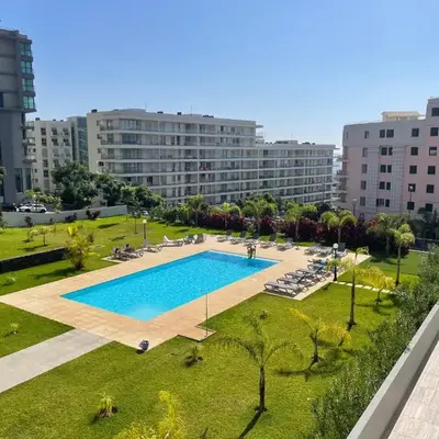 Pool view apartment