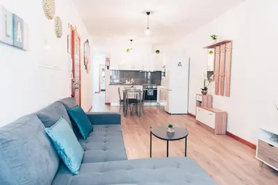 a living room with a couch and a table at Atlantic Studios #01 in Funchal