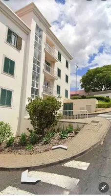 a large white building with a sidewalk in front of it at Unique Two-Patios - Stylish Stay by Pico Fortress in Funchal