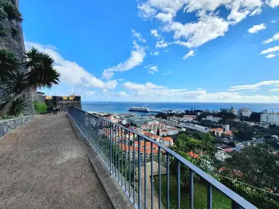 a view of a city from a balcony at Unique Two-Patios - Stylish Stay by Pico Fortress in Funchal