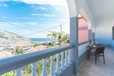 a balcony with a view of the ocean at Avelino Apartment by Atlantic Holiday in Machico