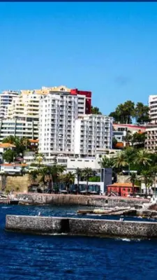 a city with tall buildings and a body of water at A Cornes Of The Atlantic in Funchal