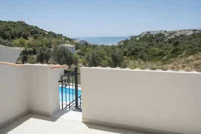 a view from the balcony of a house at 401 Villa Salemar in Salema