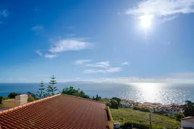 a view of the ocean from a house at Garajau VI by An Island Apart in Santa Cruz
