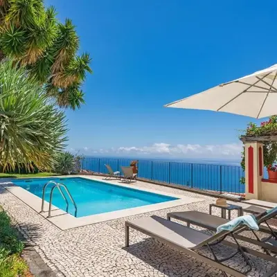 Magnificent Funchal Villa Quinta D'alegria 4 Bedrooms Panoramic Sea View