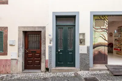 a pair of doors in a building at Amazing Old Town - Apartments by SBH in Funchal