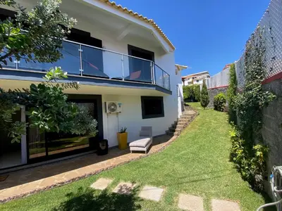 a view of a house from the garden at Villa Madeira island in Caniço