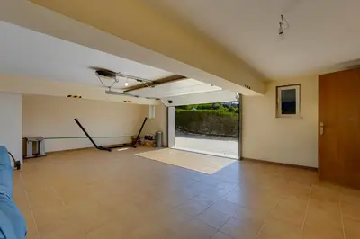 a kitchen with a sink and a counter top at Good Vibes Villa in Aljezur