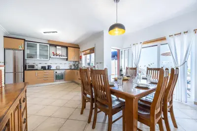 a swimming pool in the side of a building at CoolHouses Algarve Burgau, 3 Bed w/ plunge pool, close to village centre, Casa Boa Vida in Luz