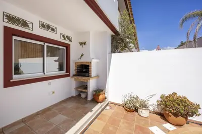 a bedroom with two beds and a window at CoolHouses Algarve Burgau, 3 Bed w/ plunge pool, close to village centre, Casa Boa Vida in Luz